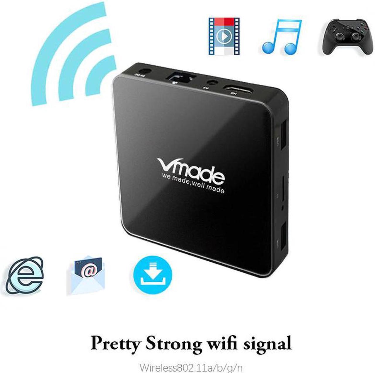 Alt view image 4 of 5 - 2020 Newest V96PRO Smart TV Box Android 7.0 2GB 16GB 4K H.265 Youtube Google WIFI 2.4G Media Player Mini TV Receiver Set-Top Box