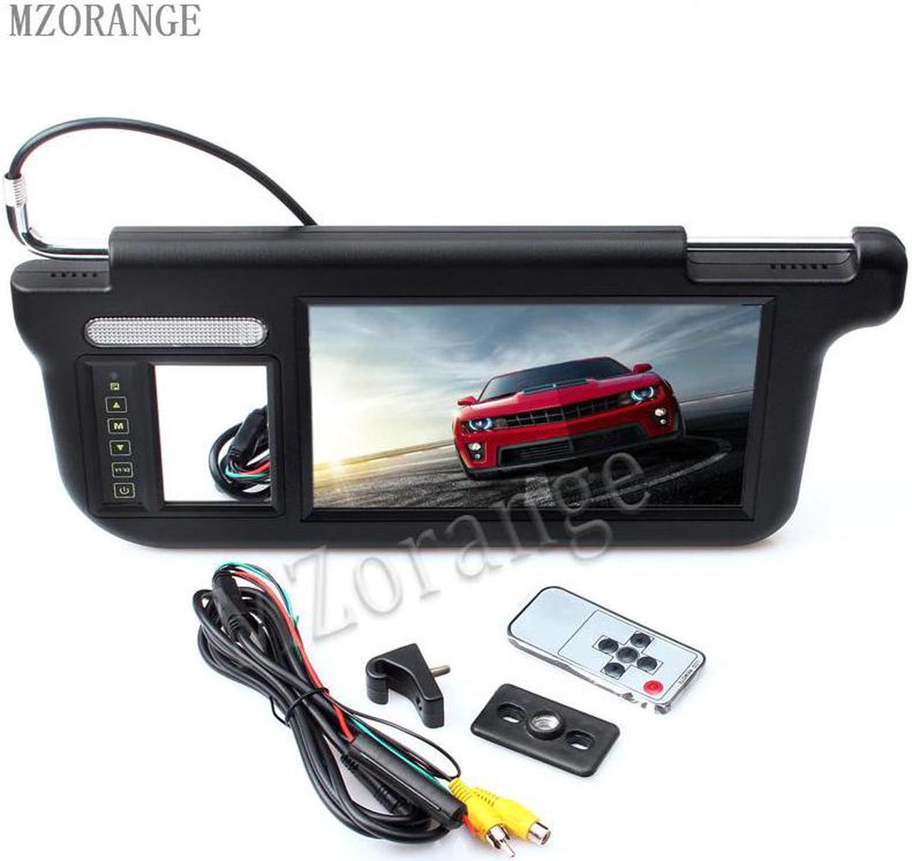 Alt view image 2 of 5 - in the car sun visor car monitor 9 inch 3 Colors Touch Car Sun visor Monitor Dual video DVD/ Media Screen Remote Control