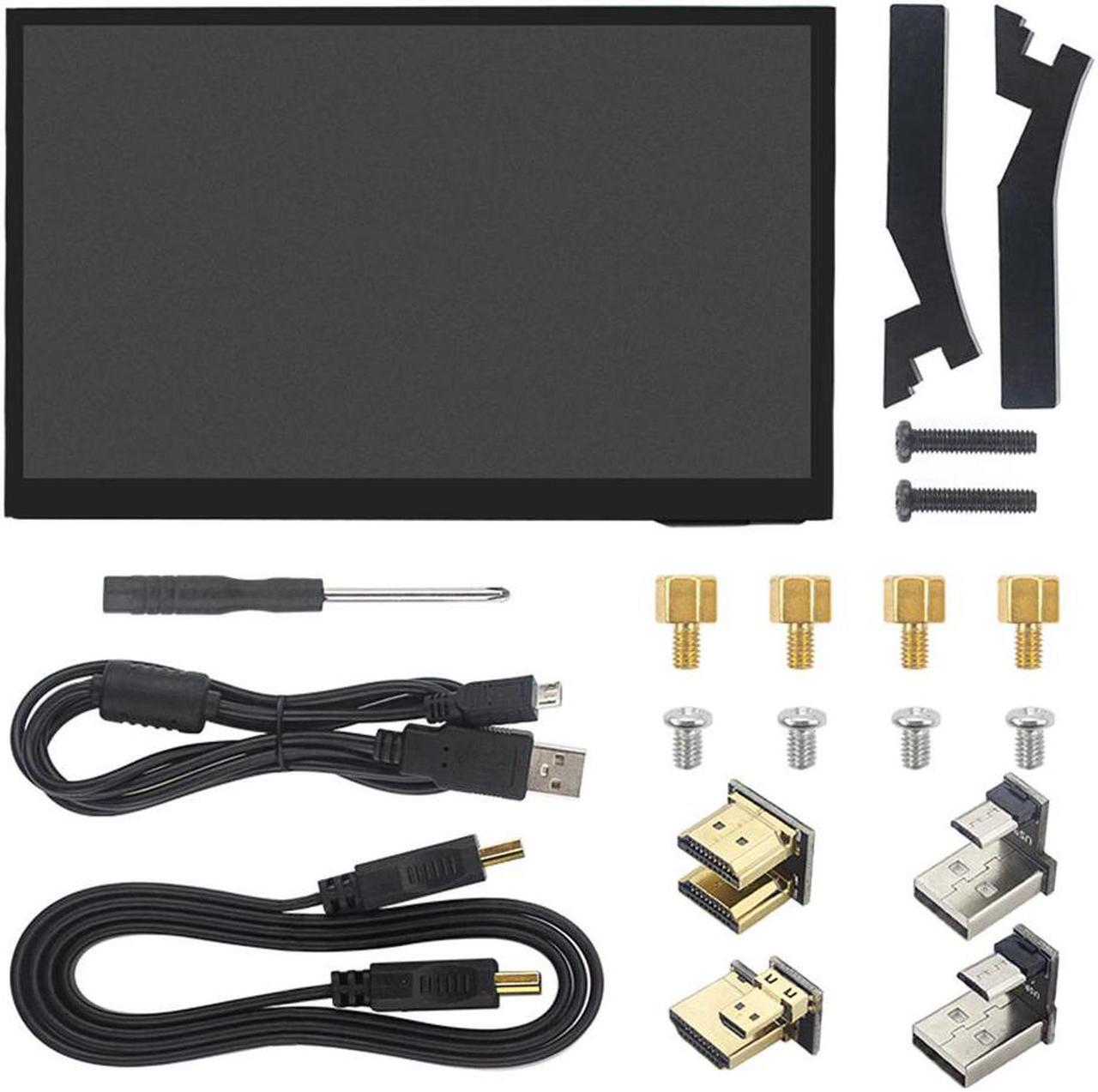 Alt view image 2 of 5 - 10.1 Inch Portable Touch Screen High Resolution USB LCD Monitor Drive Free Capacitive Display 1024x600 For Raspberry Pi