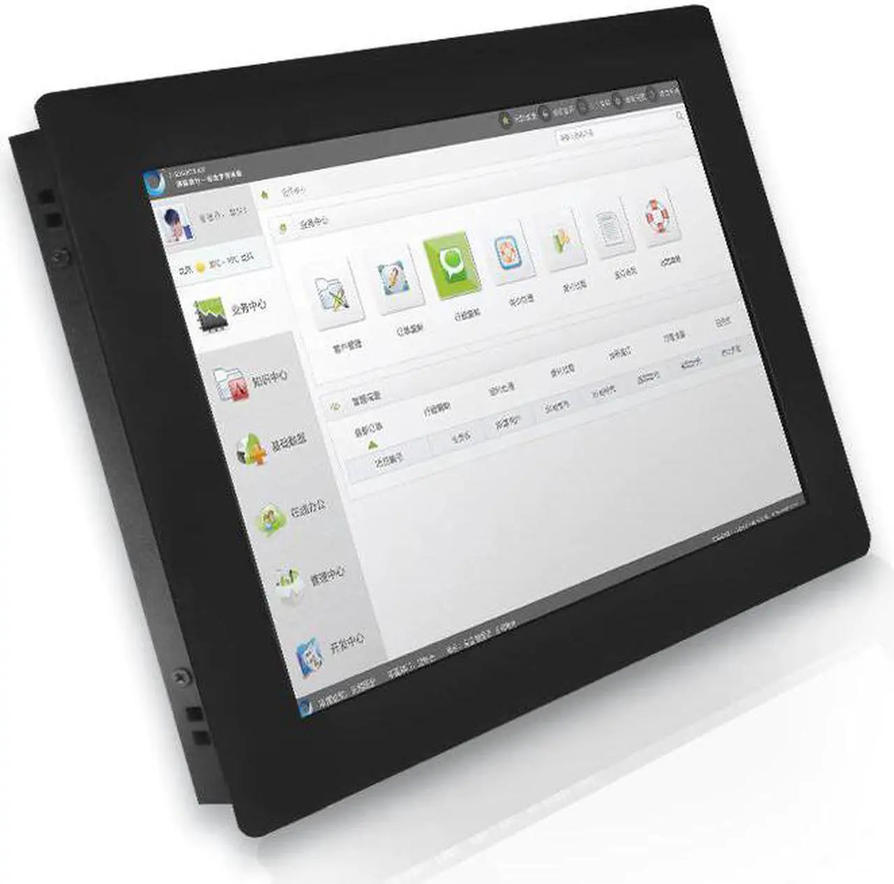 Alt view image 4 of 5 - 10 inch square screen industrial IP65 waterproof LCD touch screen monitor