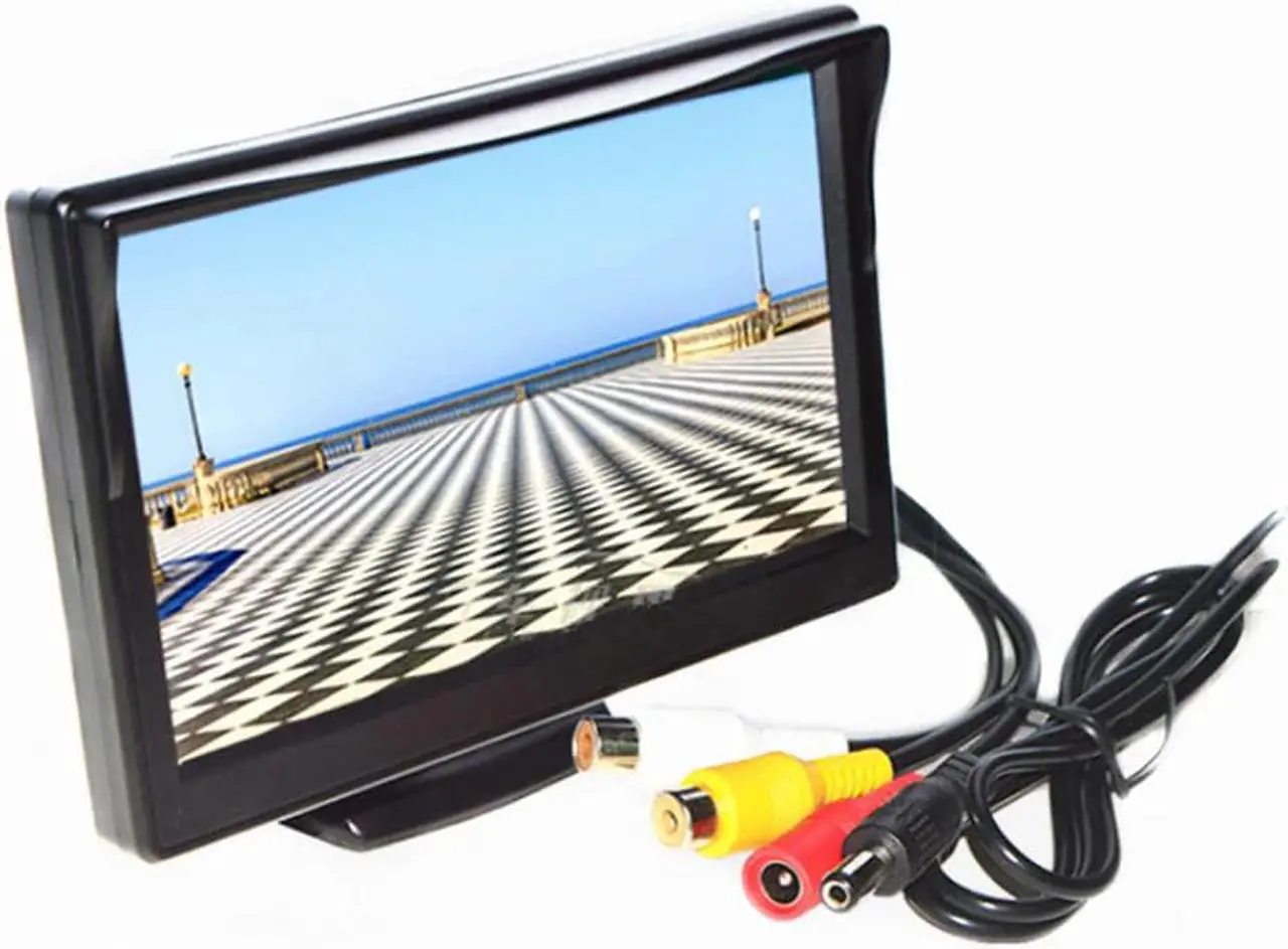 Alt view image 3 of 5 - 5" TFT LCD HD800*480 Screen Car Monitor Reverse Parking monitor with 2 video input,Wired or Wireless Rearview camera (optional)