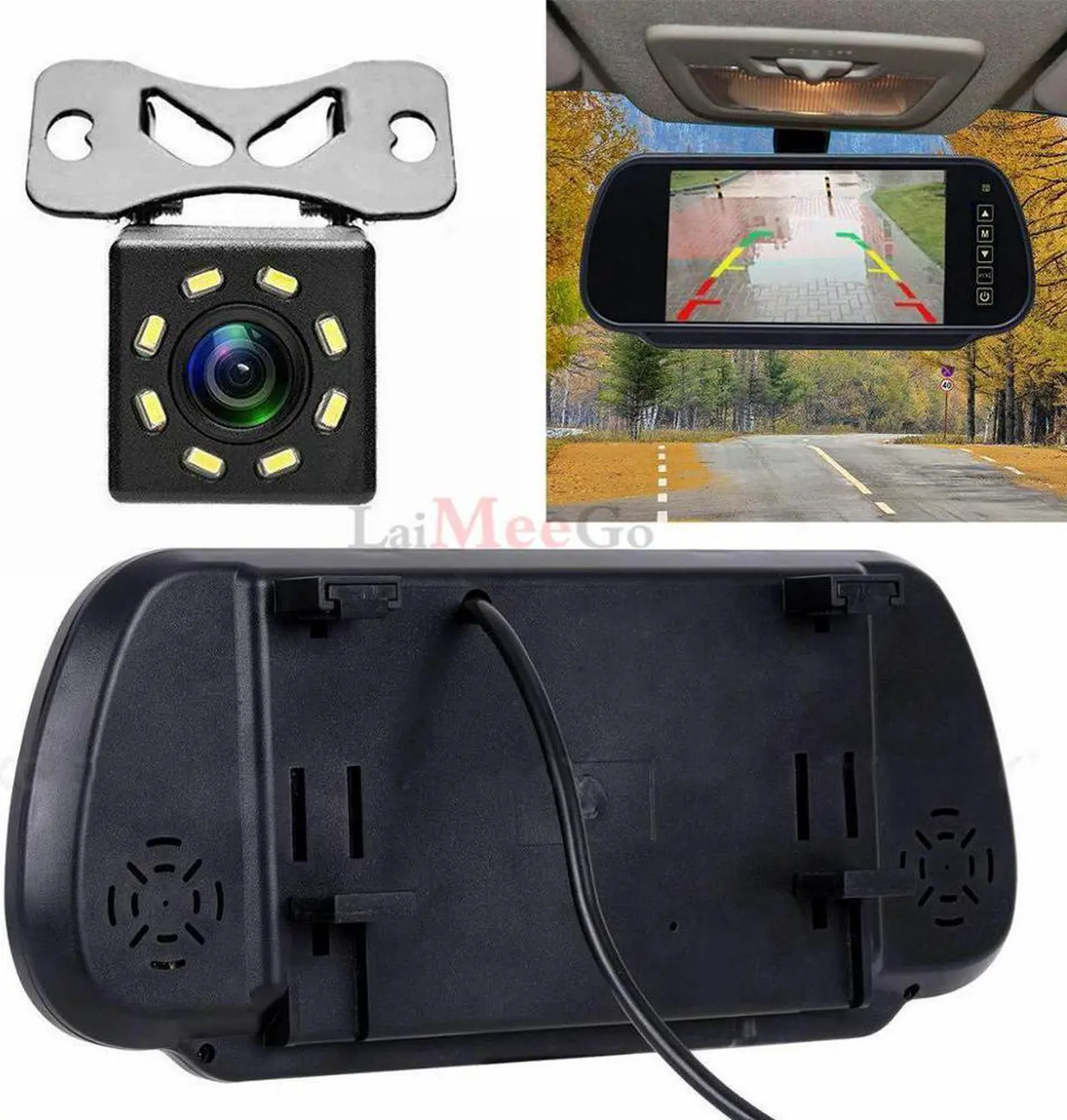 Alt view image 4 of 5 - 7 Inch TFT LCD Touch Screen Bluetooth Car Camera MP5 Player FM Transmitter Rear View Monitor
