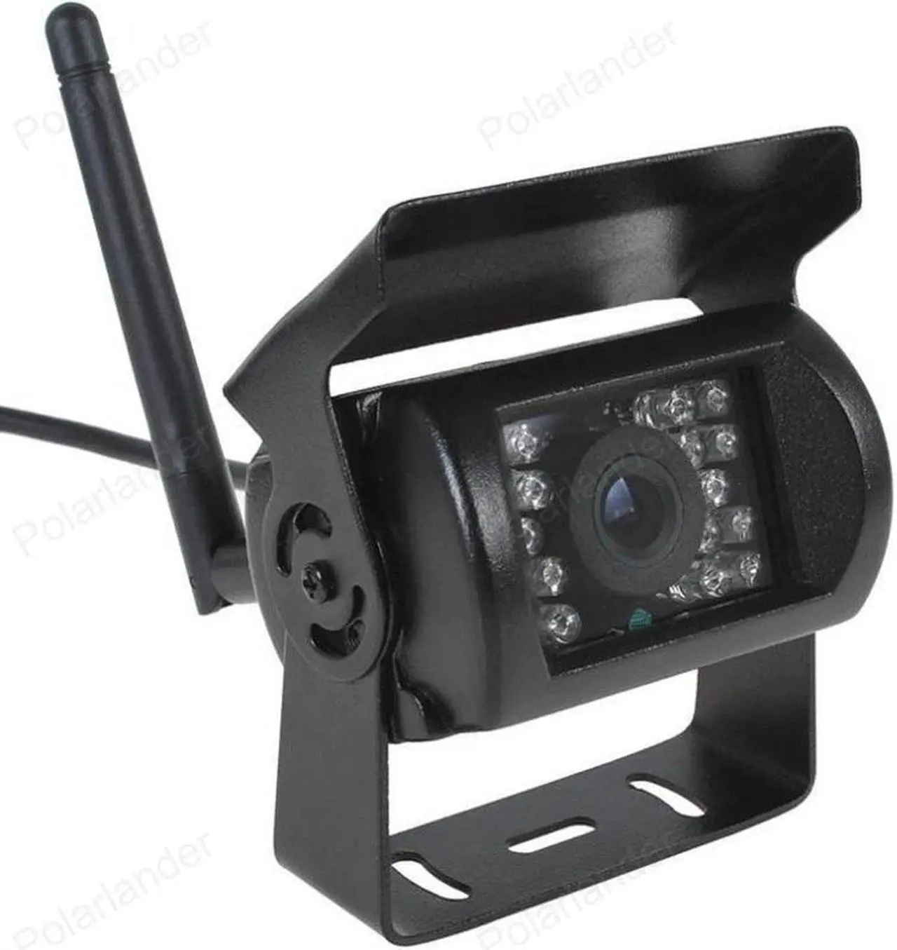 Alt view image 4 of 5 - Digital Display 800*480 Resolution 7 inch Car Monitor Screen with 18LED Rearview Camera +Remote Control wireless kit