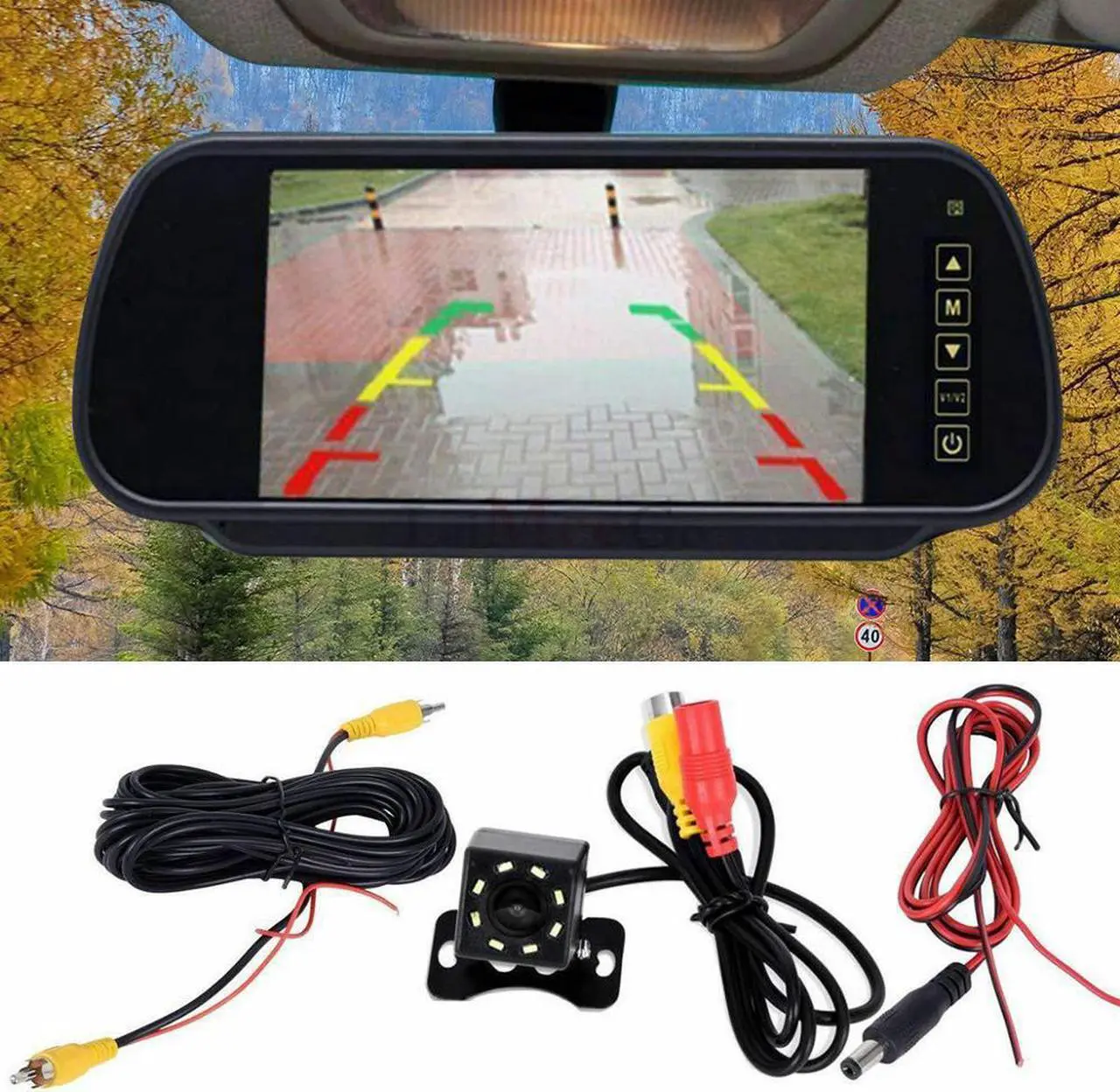 Alt view image 3 of 5 - 7 Inch TFT LCD Touch Screen Bluetooth Car Camera MP5 Player FM Transmitter Rear View Monitor