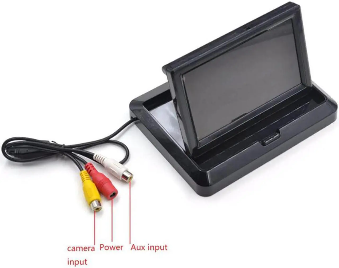 Alt view image 2 of 5 - 5" TFT LCD HD800*480 Screen Car monitor Reversing parking monitor Foldable design+Wired or Wireless Rearview camera Optional