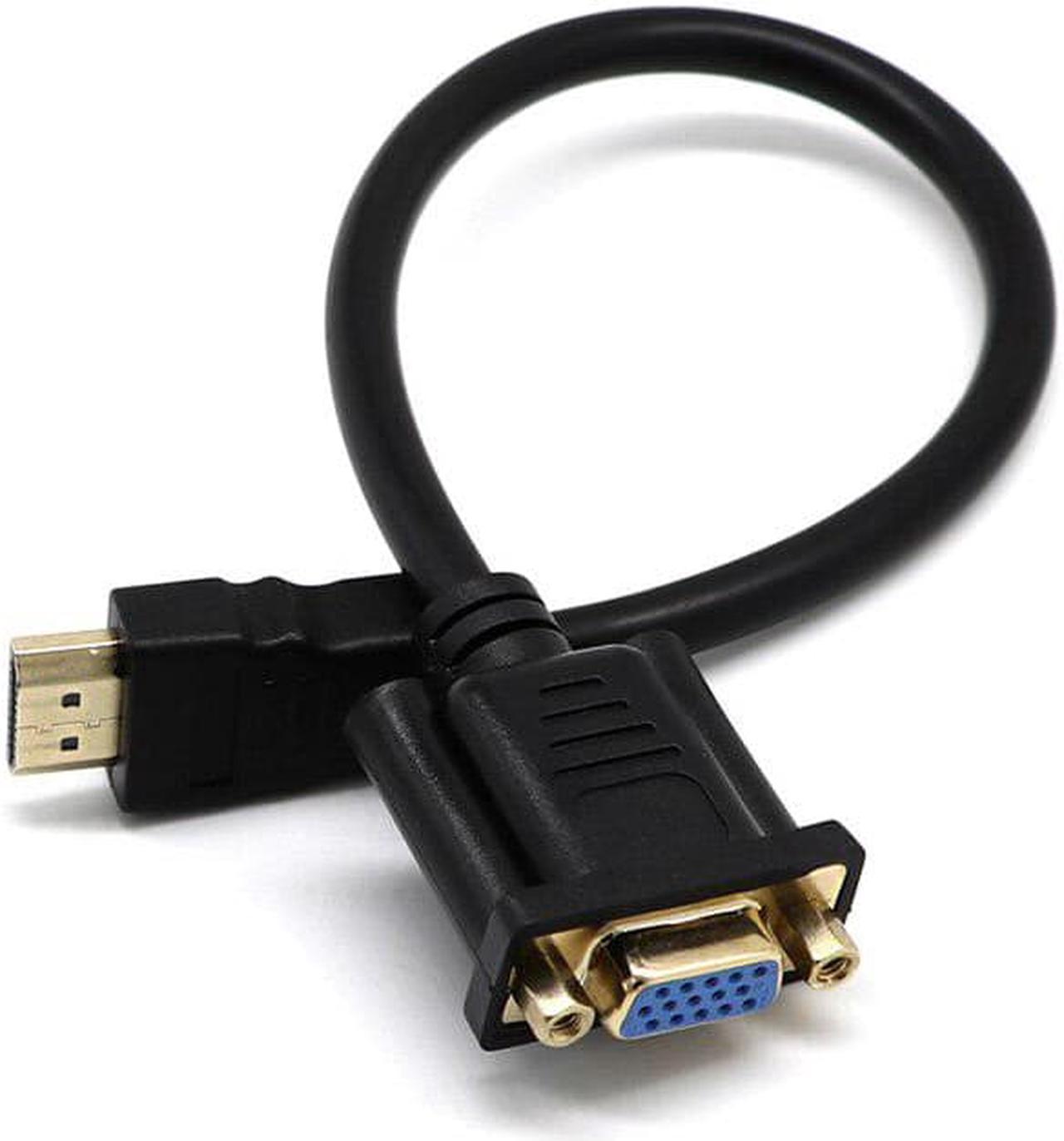 Male To VGA D-SUB 15 pins Female Video AV Adapter Extension Cable For HDTV Set-top For  into computer PC VGA signals