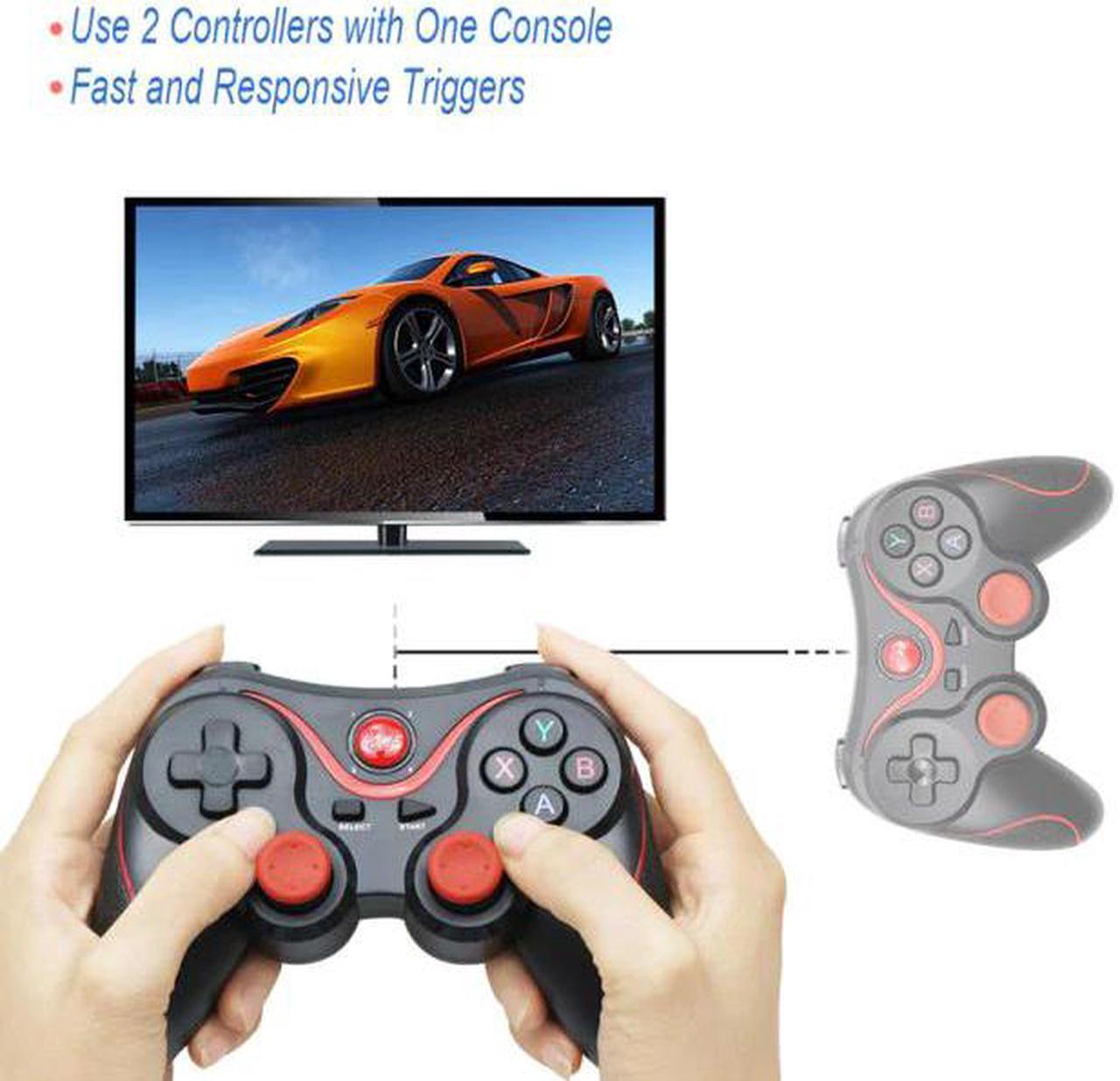 Alt view image 4 of 5 - Joystick Bluetooth 3.0 T3/X3 Gamepad For PS3 Gaming Controller Control for Tablet PC Android Smartphone With Holder