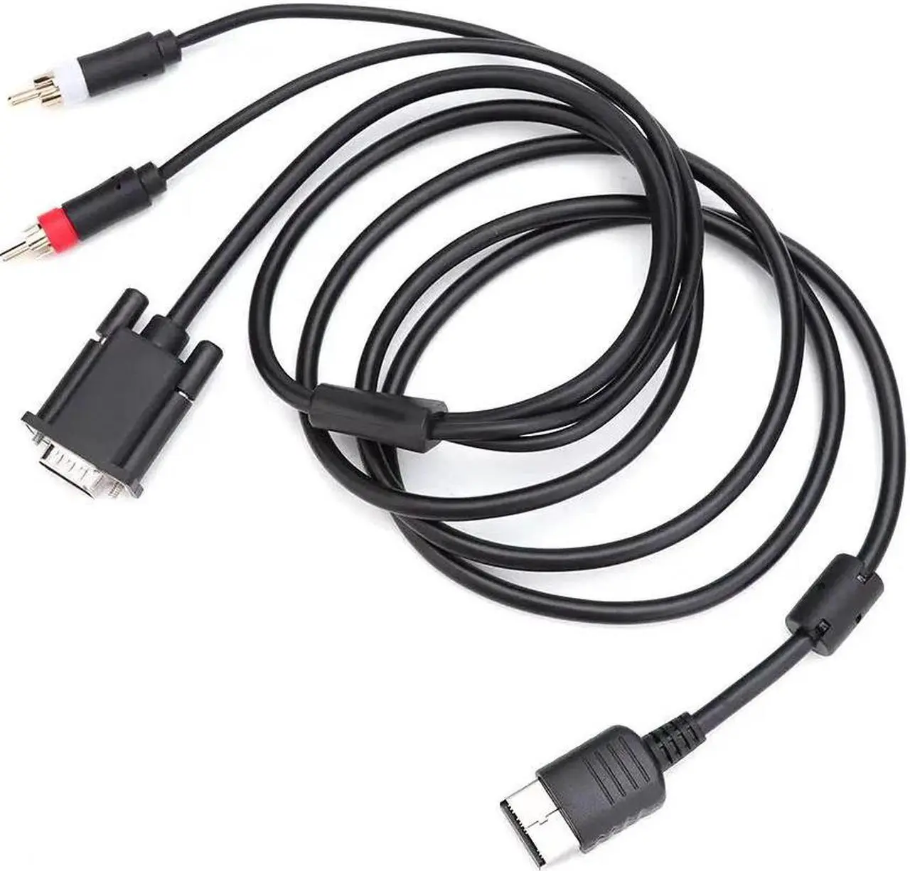 Alt view image 5 of 5 - Definition VGA Cable RCA Sound Adapter HD Box Cable Audio Video Lines Cord Wires for Sega Dreamcast Gaming Console