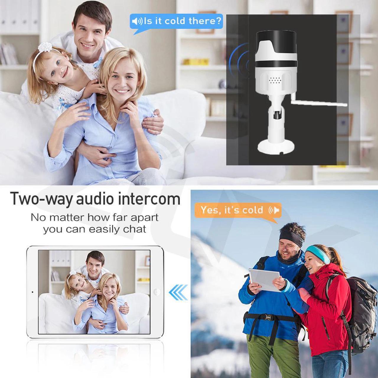 Alt view image 4 of 5 - IP Camera 1080P 2.0MP IR Two Way Audio Wireless Surveillance Outdoor CCTV Bullet Camera Metal P2P Onvif Yoosee