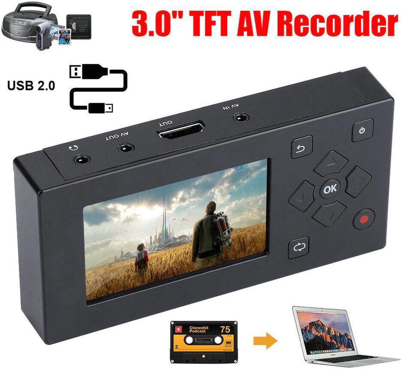 and Video Recorder - To Convert Video Tapes And Camcorder Tapes to Digital Format Directly For Tape player/Tape camera