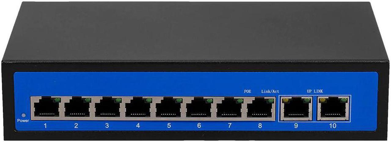 8 Port Gigabit Network Switch Gigabit Ethernet Network Desktop Switch 20Gbps for IP Camera Wireless AP EU UK US Plug