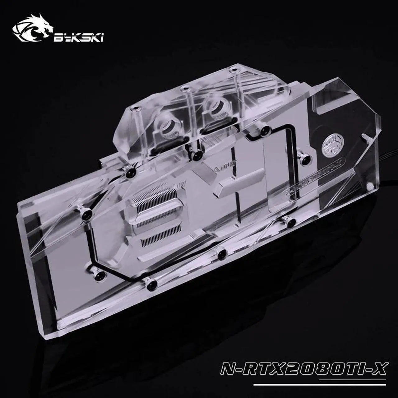 Alt view image 5 of 5 - N-RTX2080Ti-X FR-N-RTX2080Ti-X Water Block use for  GeForce RTX 2080Ti/2080 Reference Founders Full Cover GPU Block