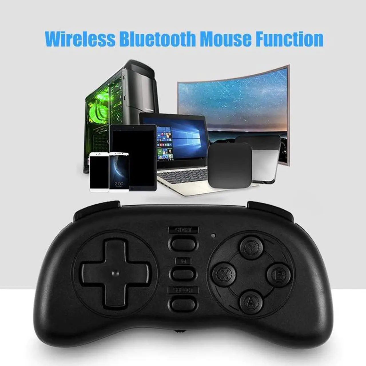 Alt view image 4 of 5 - Mini Wireless Gamepad Bluetooth Gamepad Joystick Multifunction Mobile Phone Controller