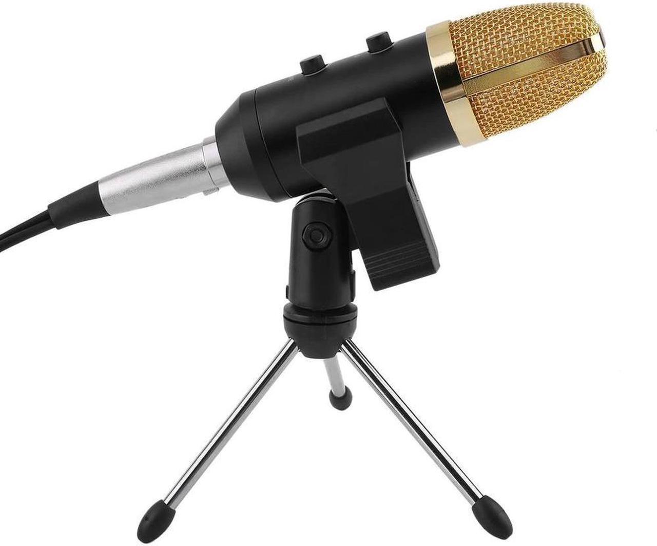 Alt view image 4 of 5 - -F100TL Wired microphone USB Condenser Sound Recording Mic with Stand For Chatting Singing Karaoke Laptop