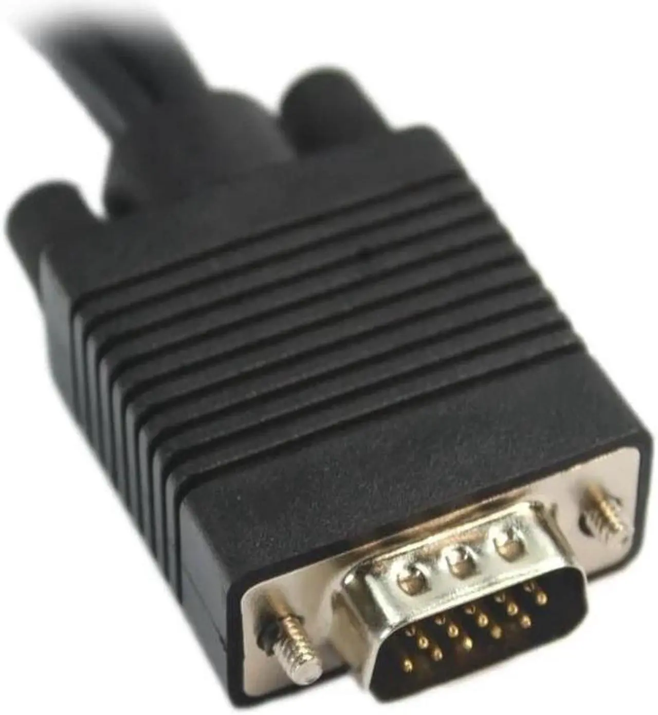 Alt view image 4 of 4 - VGA SVGA male, S video 3 RCA o video AV cable converter