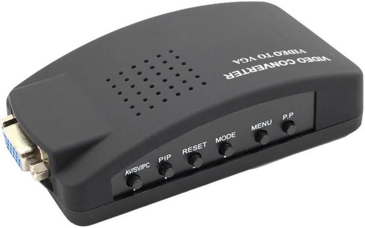 Alt view image 3 of 5 - AV to VGA converter VGA+S-video Composite RCA in to VGA out for PC to TV