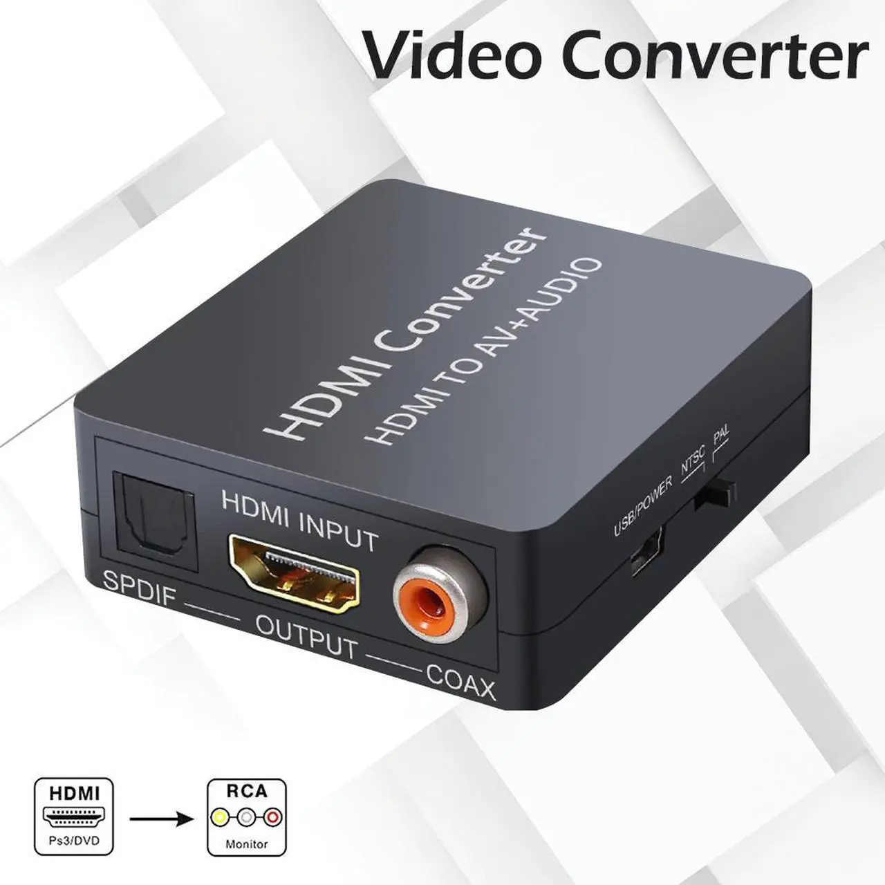 Main image of to AV Converter USB Video Capture Card 1080p Game Capture Card Support NTSC and PAL Composite Video Converter