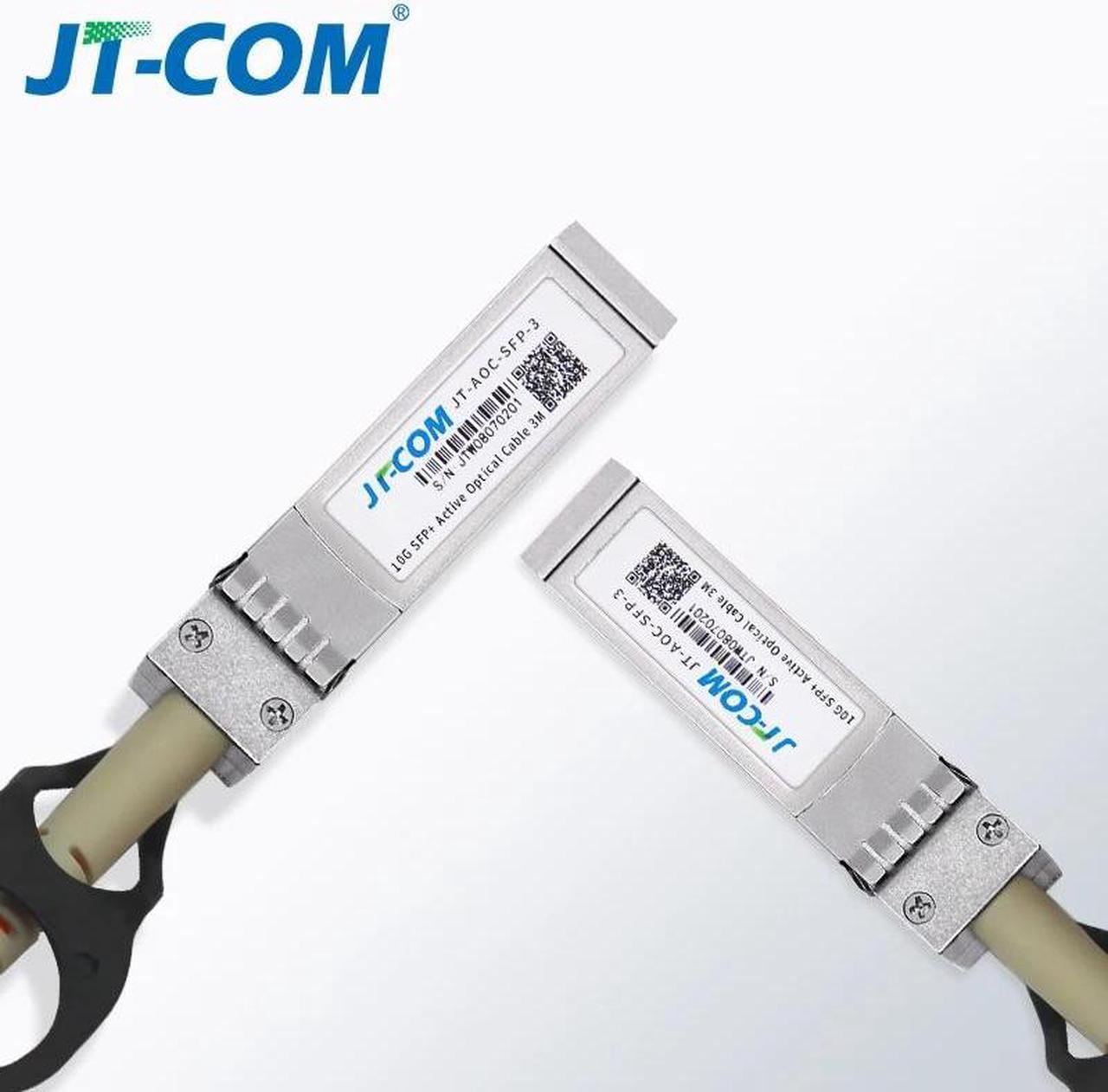 Alt view image 2 of 5 - 10G SFP+ to SFP+ AOC Cable 15m 20m 25m 30m 50m 100m SFP Module OM2 Active Optical Cable Support custom length