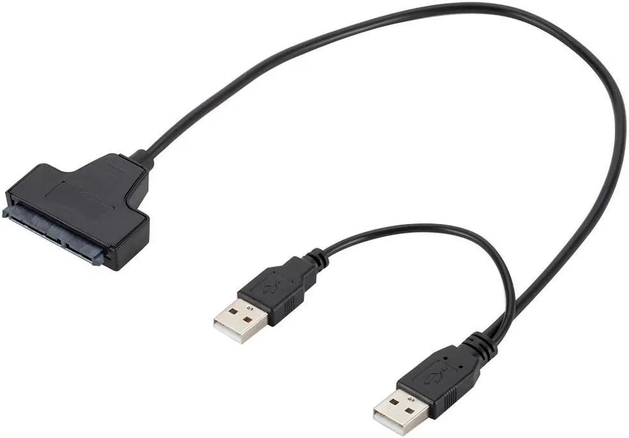 Alt view image 3 of 5 - Usb To Sata USB 2.0 To 2.5inch HDD 7+15pin SATA Hard Drive Cable Adapter for SATA SSD & HDD adapter usb2.0 power supply