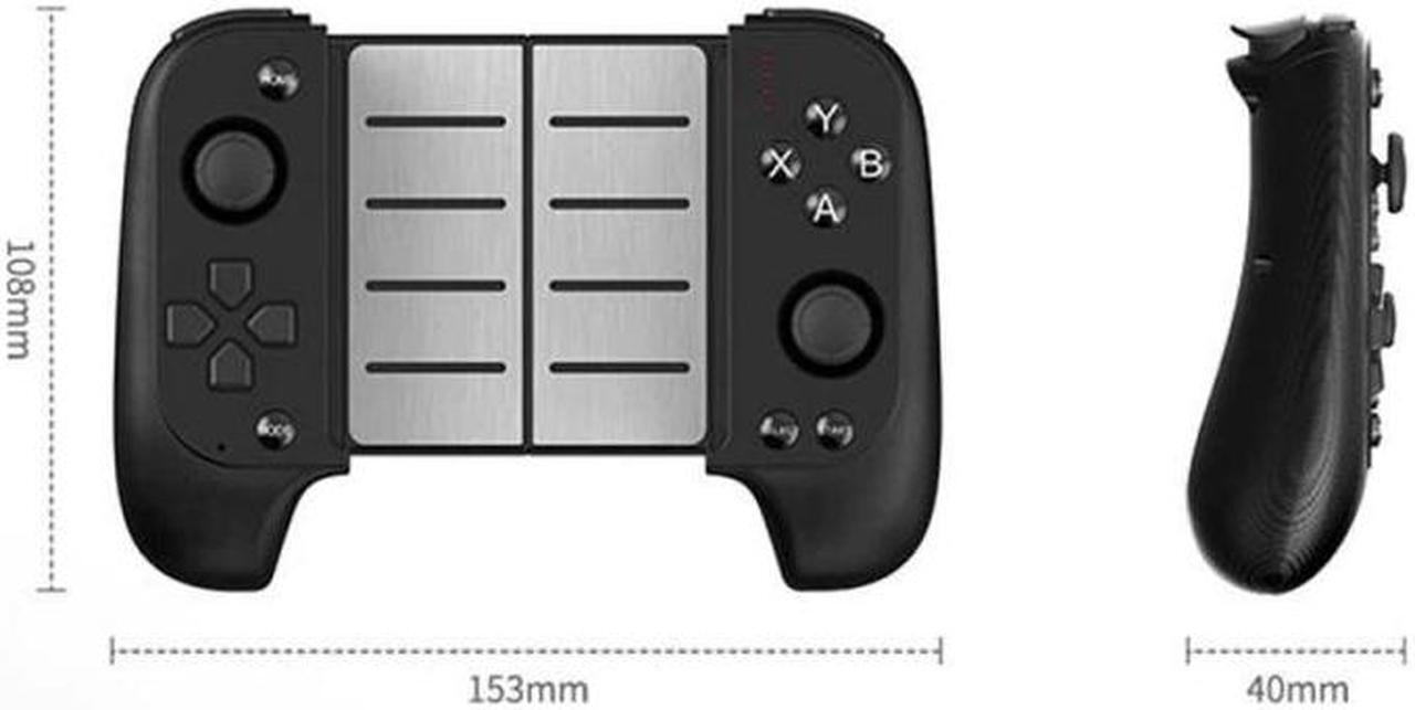 Alt view image 4 of 5 - 2 Half Phone Game Bluetooth Mobile Phone Controller Gamepad For Android IOS IPhone Accessories Pubg Joystick Dropship