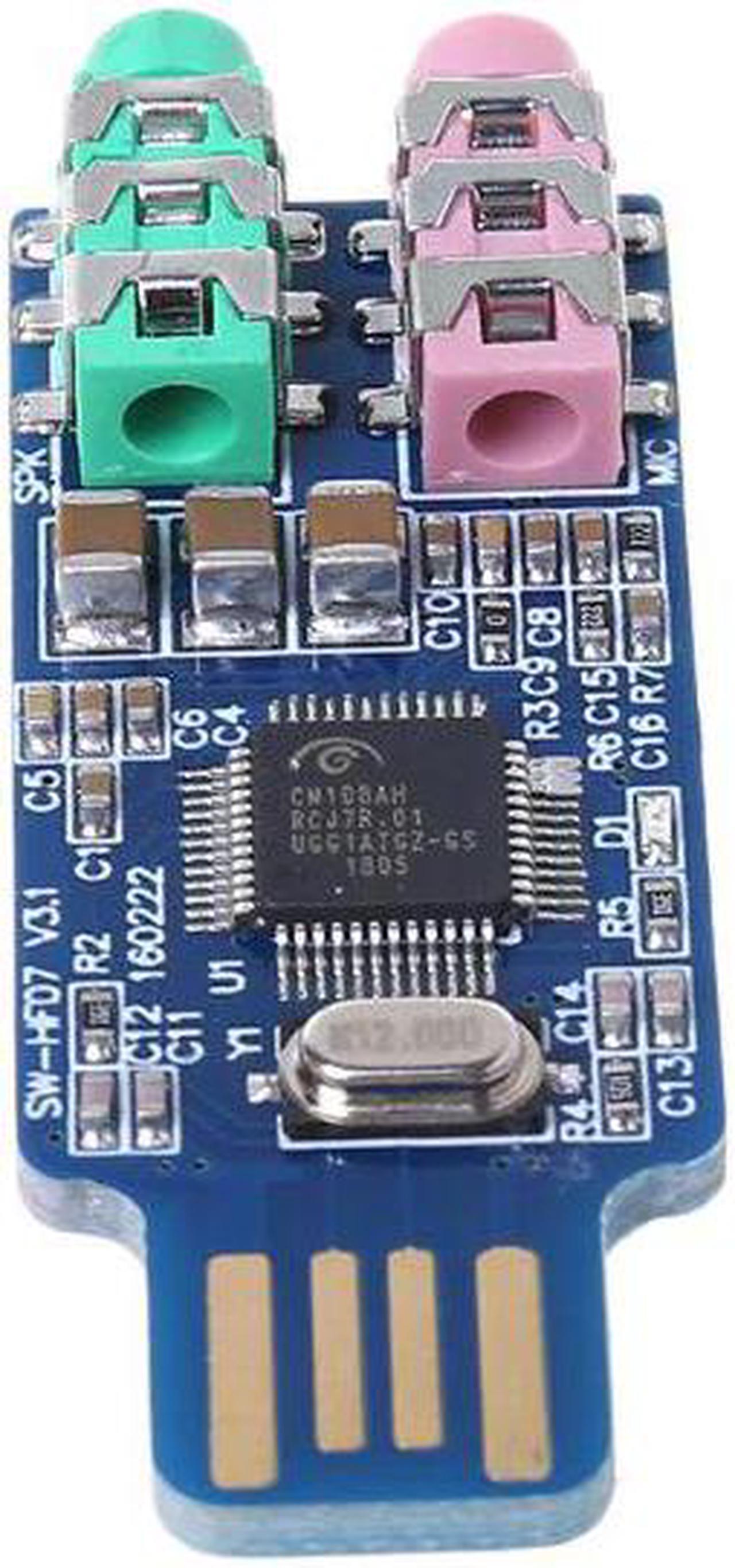 Main image of USB Drive  Sound Card Laptop Computer External Sound Card Module Dropship