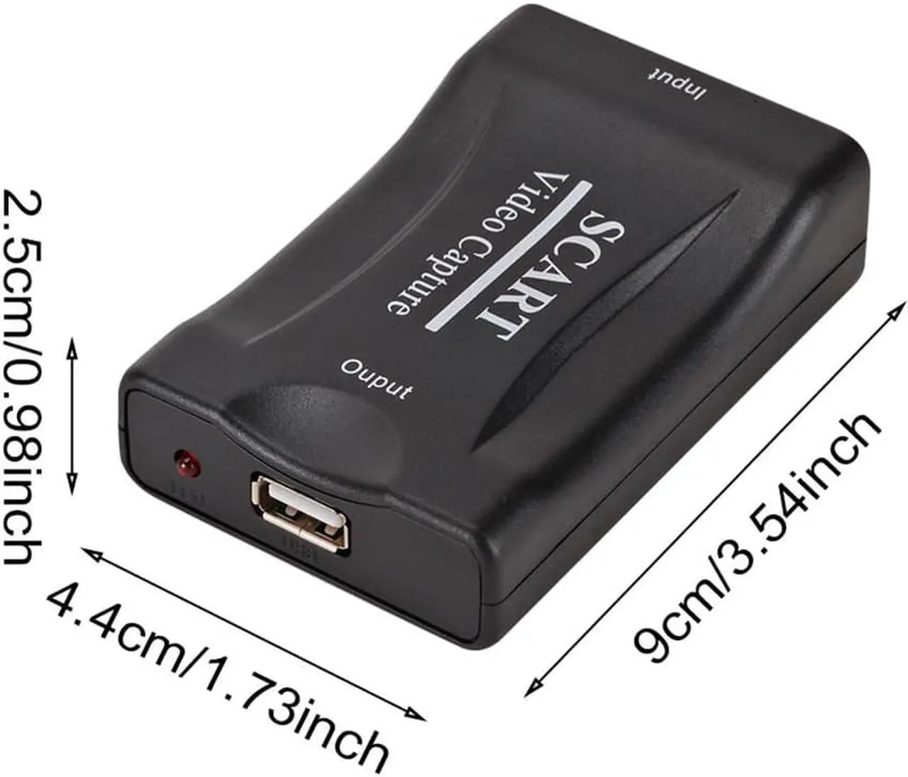 Alt view image 3 of 5 - USB 2.0 4K SCART Video Capture Card DVD Recording Record Box Accessories Grabber for Live Streaming Plug And Play Home Office