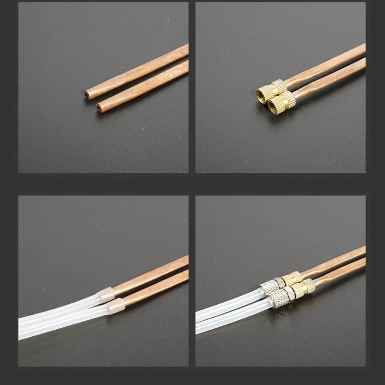 Alt view image 3 of 5 - water cooling set 4*3 copper flat loop tube soft and easy to bend manual DIY modified joint copper tube