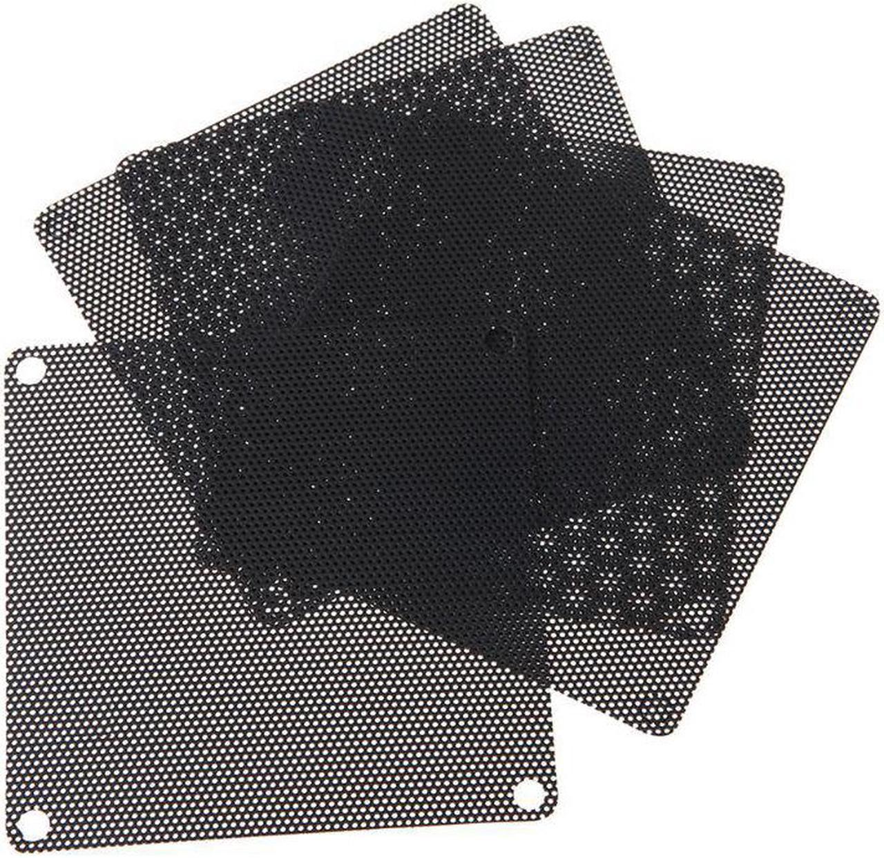 5PCS PVC Fan Dust Filter PC Dustproof Case Cuttable Computer 80mm Mesh Black Au06 19 Dropship