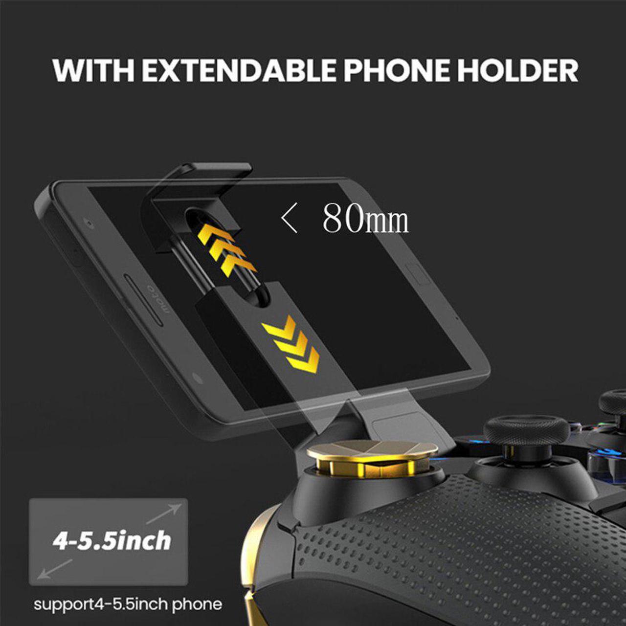 Alt view image 5 of 5 - PG-9118 Wireless Bluetooth Gamepad Pubg Mobile Game Controller Gamepad Joystick for IOS Android Smartphone Windows PC Game