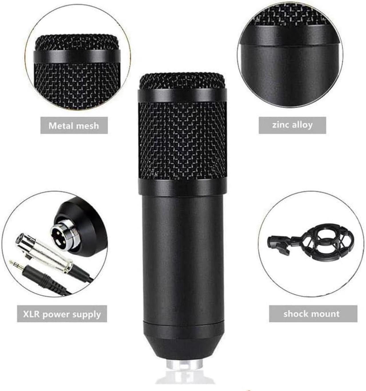 Alt view image 5 of 5 - microphone external sound card set, network video entertainment USB live sound card
