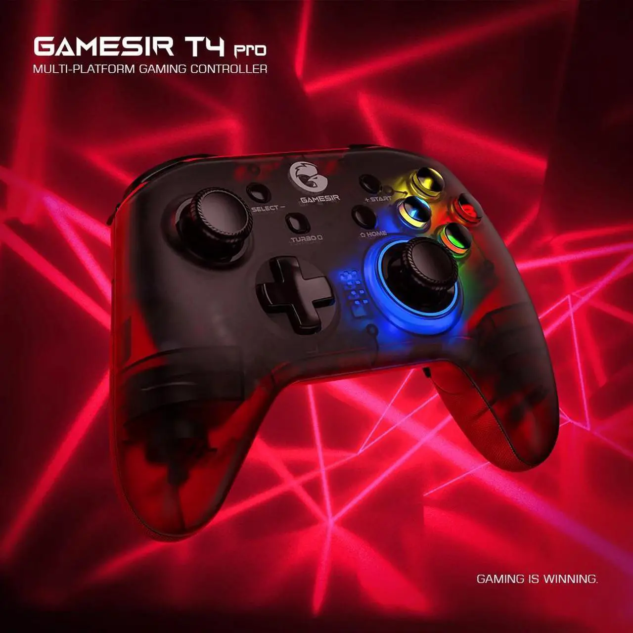 Main image of T4 Pro Bluetooth Wireless Game Controller Dual Wireless Connection Gamepad for Nintendo Switch / iPhone / Android / PC