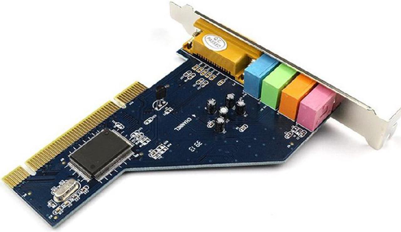 Alt view image 5 of 5 - 4 Channel 8738 Chip 3D Audio Stereo PCI Sound Card for Win7 64 Bit r30