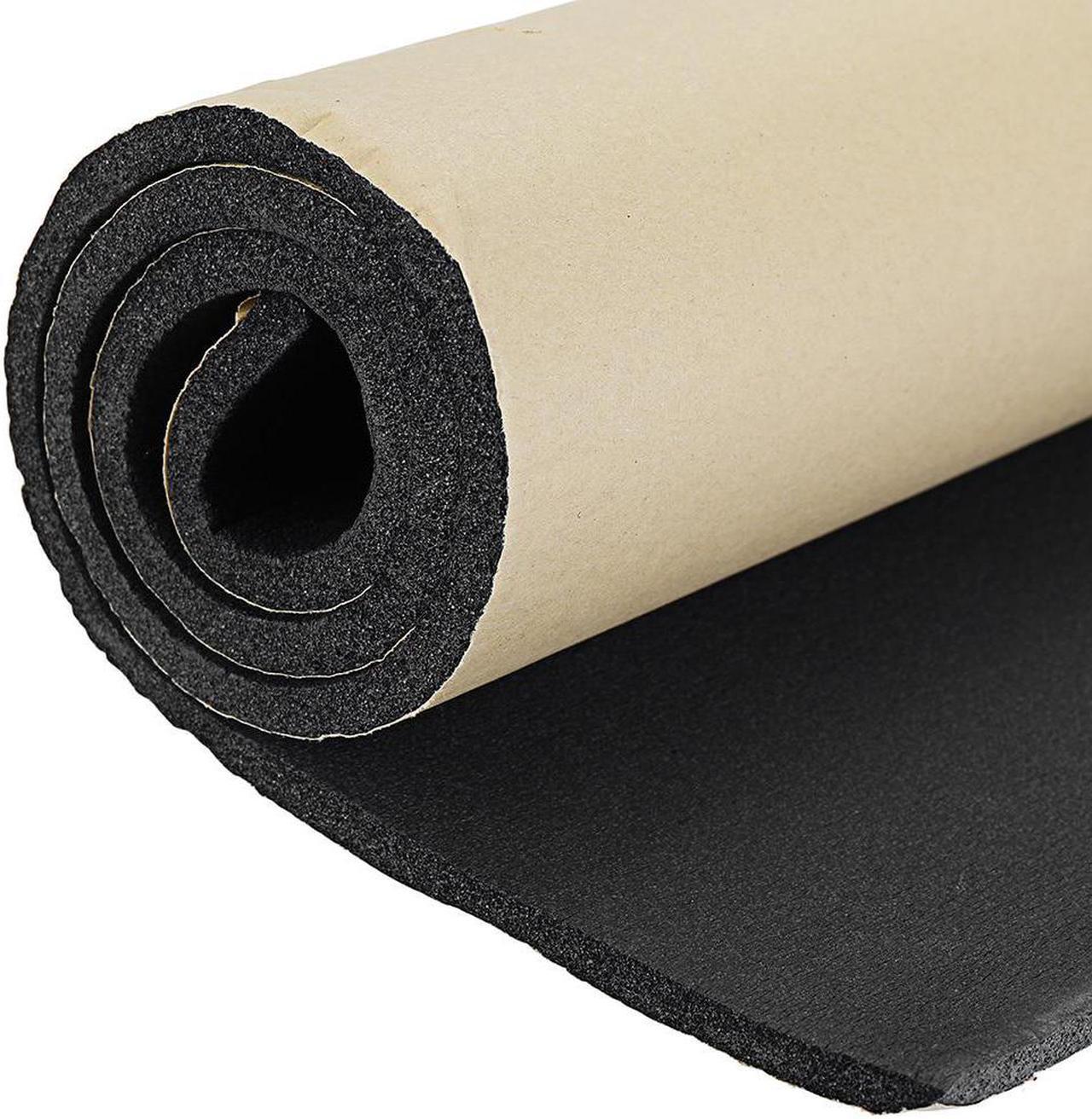 Alt view image 3 of 5 - 1Roll 100cmx50cm 3mm/6mm/10mm Adhesive Closed Cell Foam Sheets Soundproof Insulation Home Car Sound Acoustic Insulation Thermal