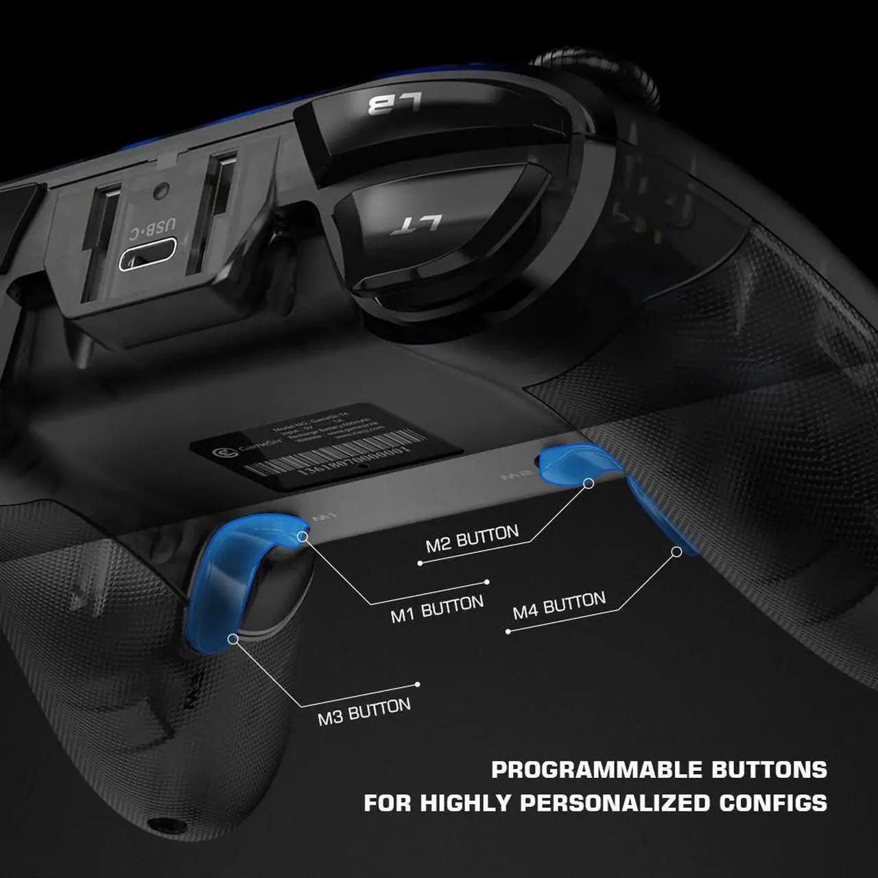 Alt view image 5 of 5 - T4 Pro Bluetooth Wireless Game Controller Dual Wireless Connection Gamepad for Nintendo Switch / iPhone / Android / PC