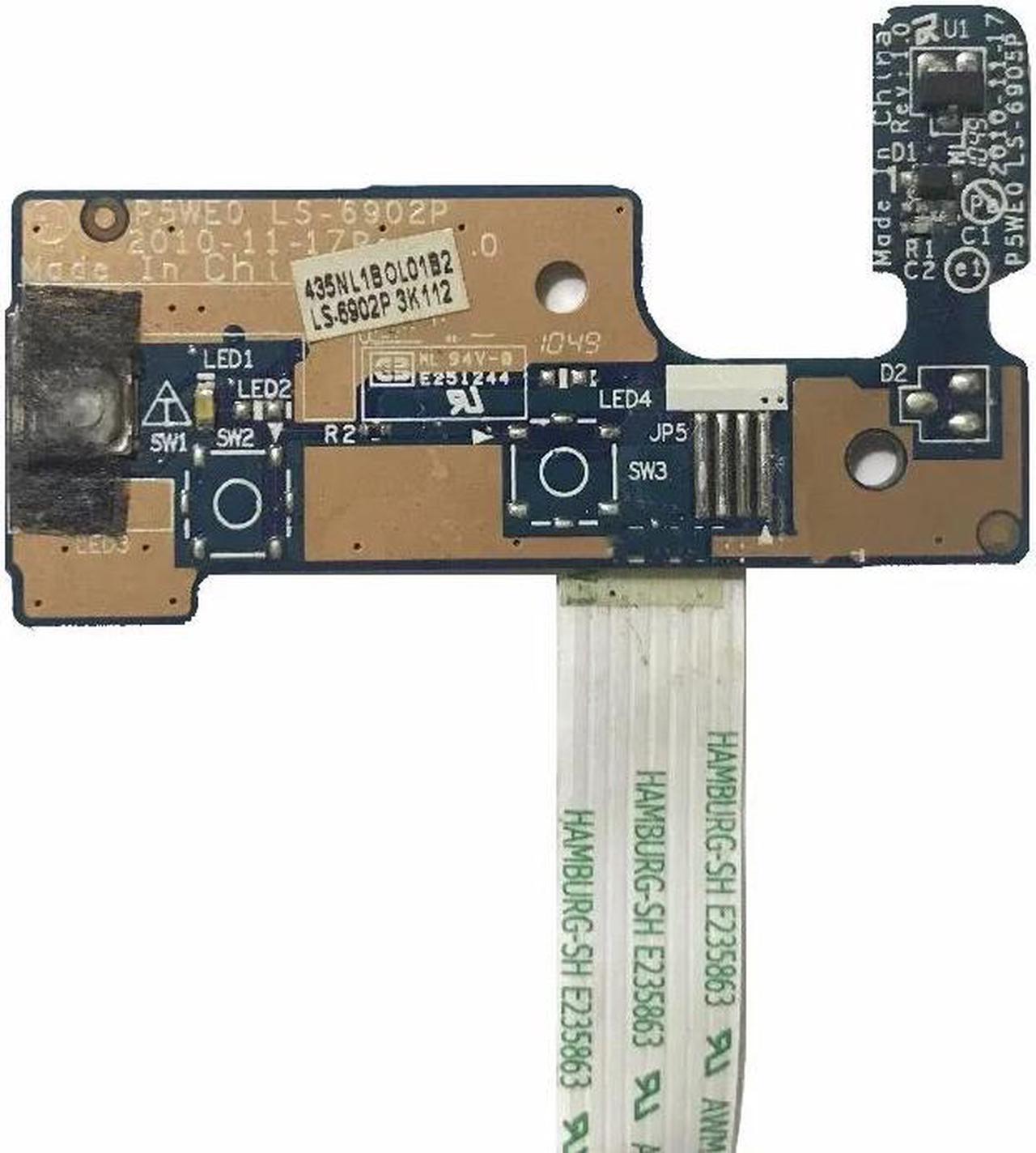 Alt view image 3 of 3 - Original For  Aspire 5750 5750G Series Power Button Board With Cable P5WE0 LS-6902P 100% Tested Fast Ship