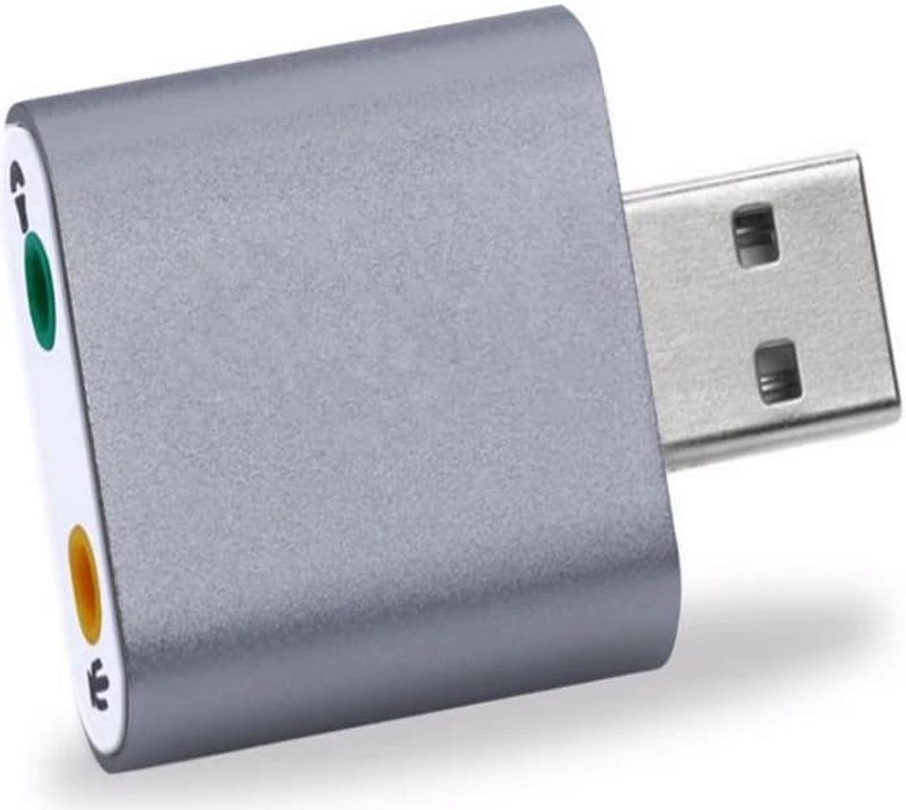 Alt view image 5 of 5 - 1pcs Audio Sound Card Adpater Mini External USB 2.0 7.1 CH Virtual Audio Sound Card Adapter Converter for Notebook PC
