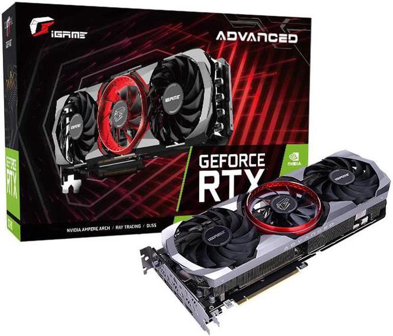 iGame GeForce RTX 3070 Advanced OC 8G GDDR6 256bit Video Gaming Computer Graphics Card Support PCI Express 4.0 HDMI/DP