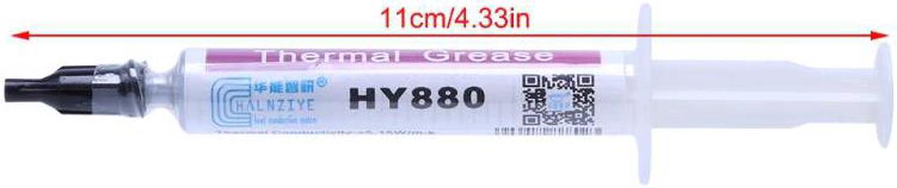 Main image of 2Pcs 2g HY880 Thermal Grease Chipset CPU Cooling Compound Silicone Paste 5.15W 95AD