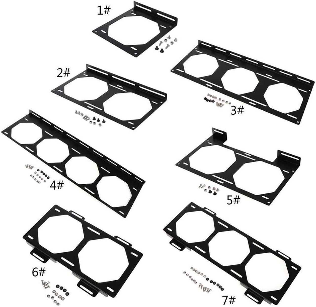 Discharge Liquid Heat Sink Bracket Fan Radiator Holder  Cooler for 12/14CM Fan External Computer Case Heatsink Gadget