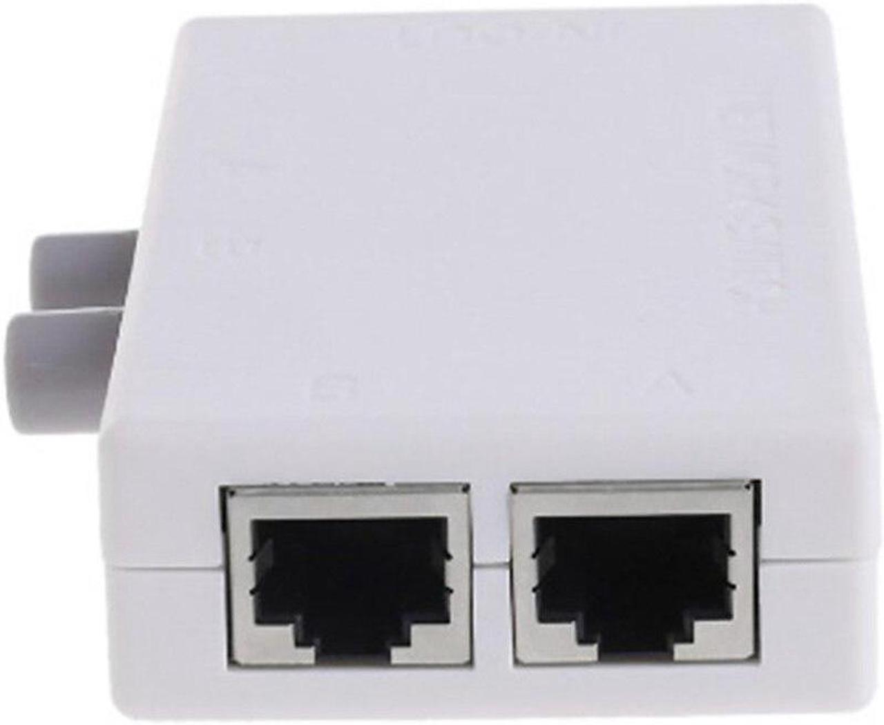 To Operate Ethernet 2 Port Mini Practical Home And Office Destop Low Cost Network Switch Silent Modern RJ45 Plug And Play