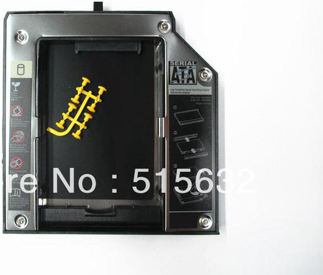 12.7mm 2nd SATA HDD SSD Hard Drive Bay Caddy for  Thinkpad T420 T430 W530 T530