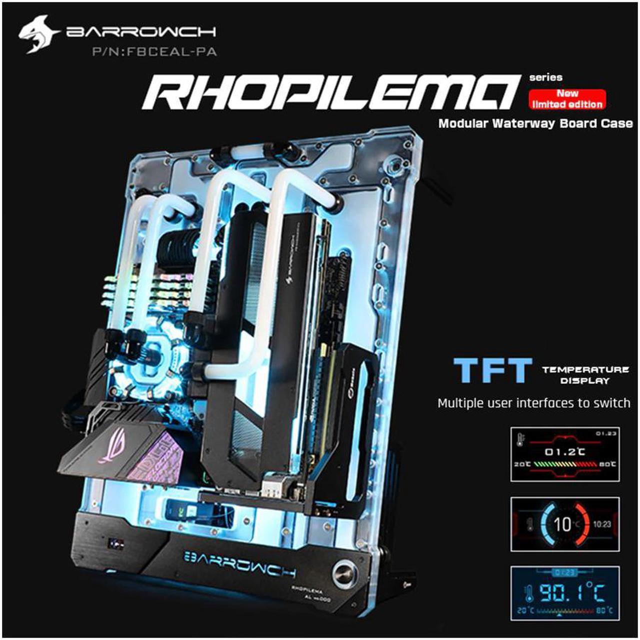 ch FBCEAL-PA,water cooling Digital temperature display Computer radiator CPU cooler  lighting system Water cooling