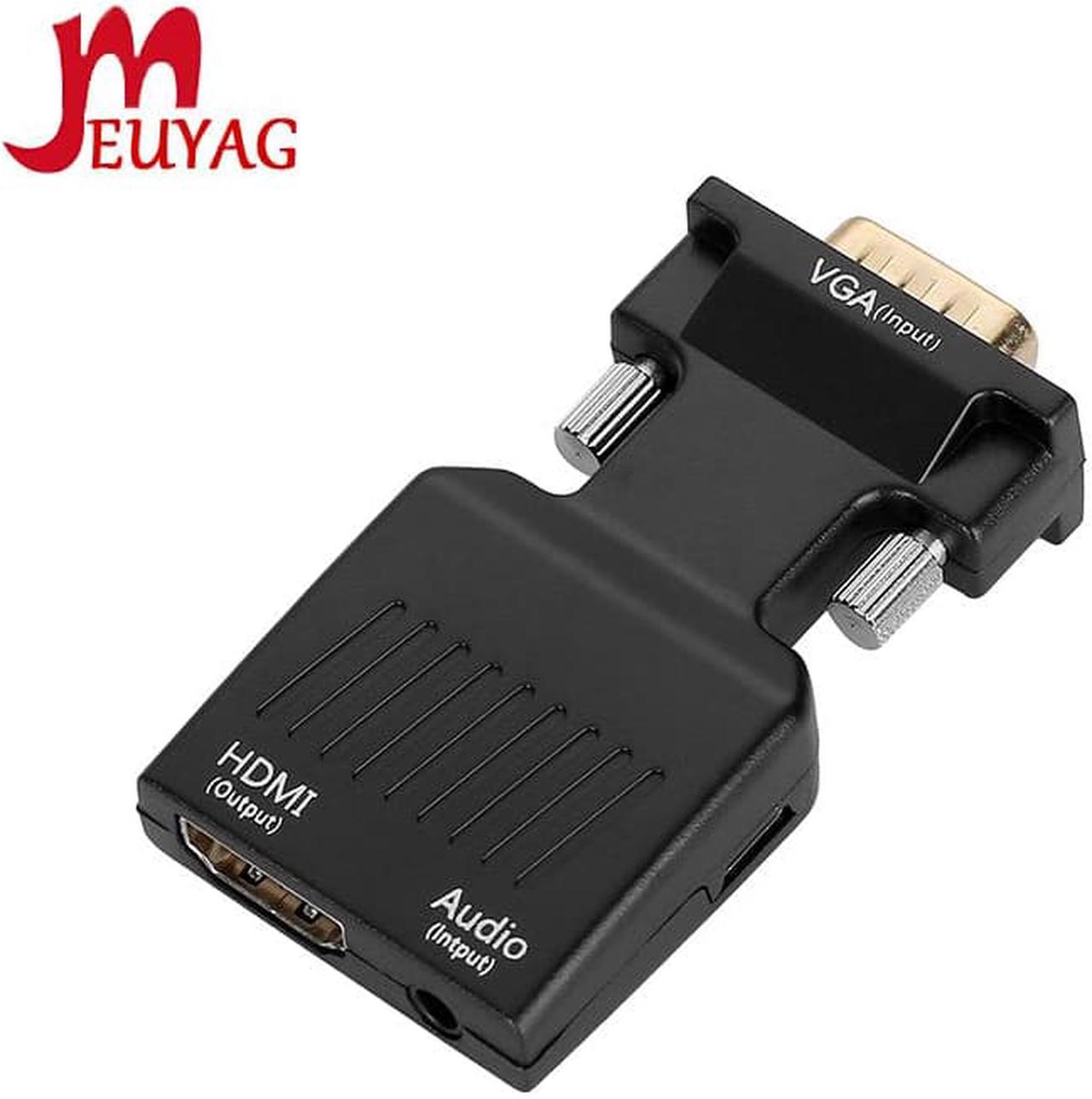 VGA Male to HDMI Female Converter with Audio Adapter Cables 720/1080P For HDTV Monitor Projector PC Laptop TV-Box