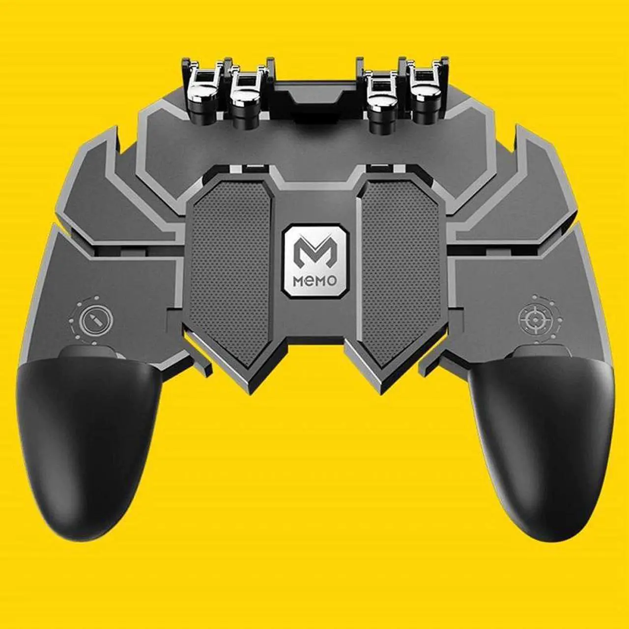 Alt view image 2 of 5 - Turnover Button Gamepad Controller Mobile for  IOS Android Six 6 Finger Operating Gamepad Peripherals  Controller