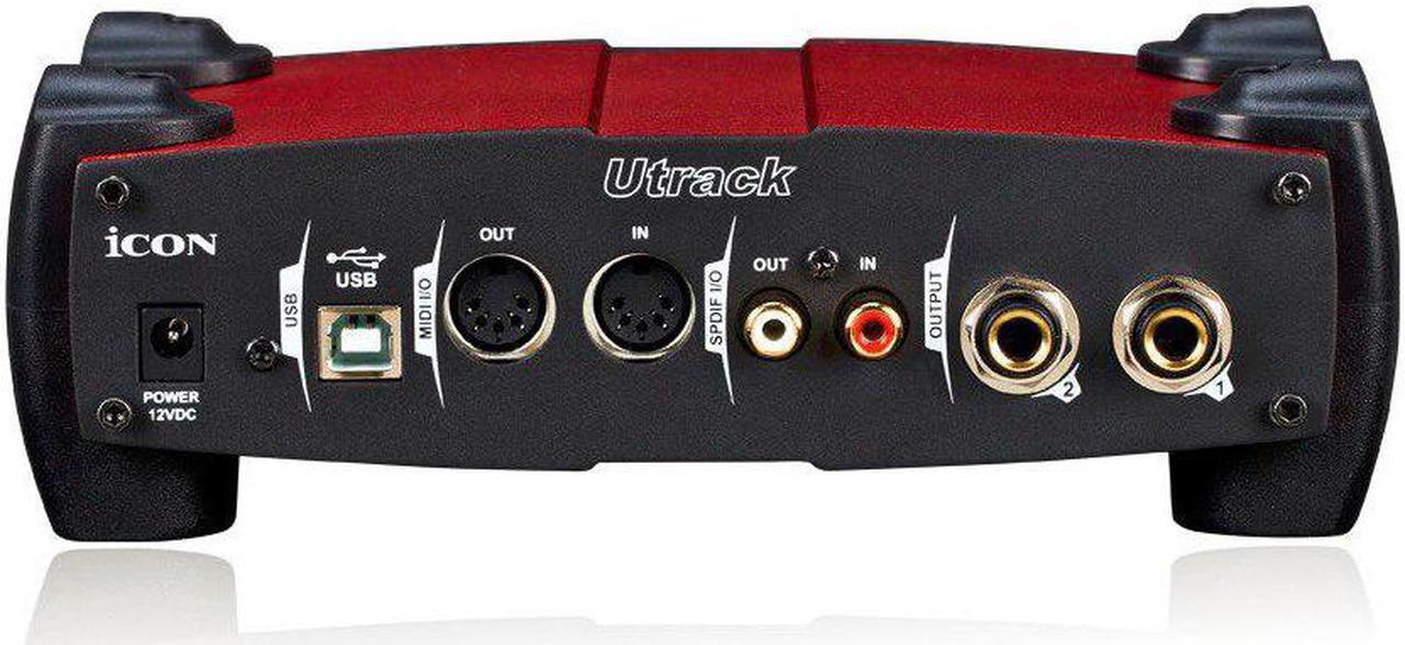 Alt view image 3 of 5 - Utrack sound card 4-In/4-Out Supports DirectSound WDM and ASIO GIGA studio for Professional recording Network