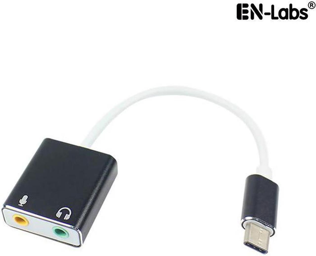 Main image of 7.1 External Type C USB Sound Card for Macbook Pro Air, USB C to 3.5mm Audio Jack Headphone Mic Sound Adapter for PC, Smartphone