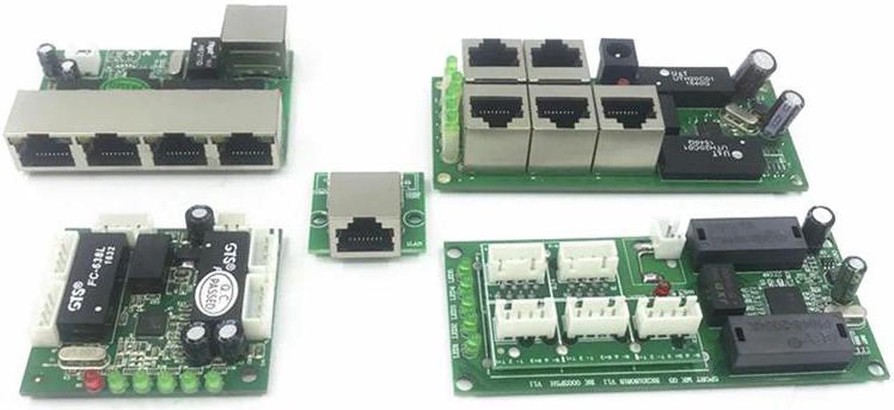 switch 5pin ethernet switch  circuit board for  module 10/100mbps 5port switch PCBA board OEM Motherboard  Ethernet