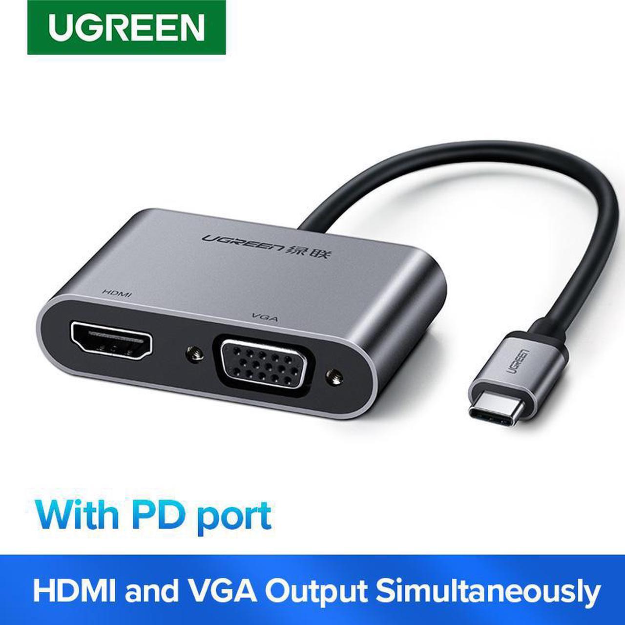 USB C HDMI VGA Adapter Type C to HDMI 4K Thunderbolt 3 for  Galaxy S10/S9/S8  Mate 20/P30 Pro USB C HDMI