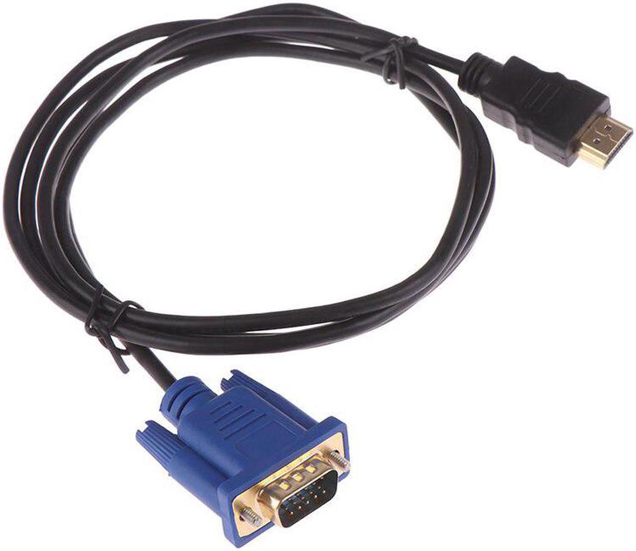 to VGA Cable HD 1080P  Male to VGA Male Video Converter Adapter for PC Laptop S10 DMI to VGA Cable