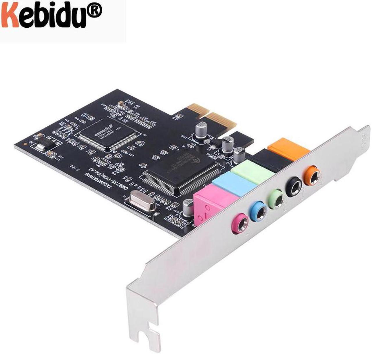 High Quality PCI Express x1 PCI-E 5.1Channels CMI8738 Chipset Audio Digital Sound Card For Windows Ordinary Sound Card